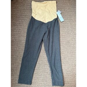 Motherhood Maternity Gray Secret Fit Leggings‎ Over Belly Panel Large L